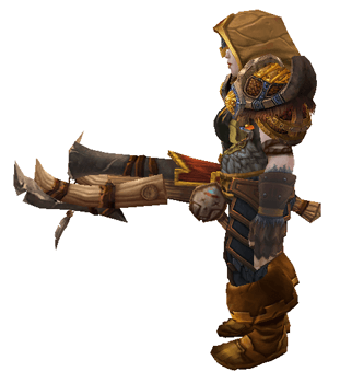 On Windrunner's Trail [Alliance hunter transmog set] - Side View