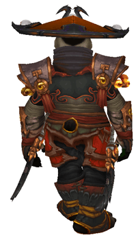 Fire of Chi-Ji [Monk] Transmog set - Back View Sheathed