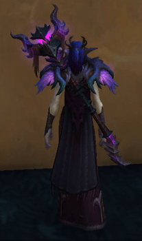 Witch of the Dark Wood [Druid] Transmog Set - Back View Sheathed