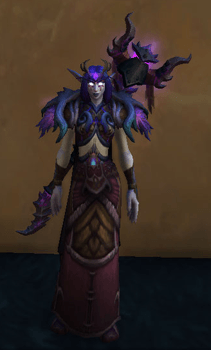 Witch of the Dark Wood [Druid] Transmog Set - Front View Sheathed