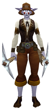 Expedition Ready: Leather Explorers League Transmog Set - Front View