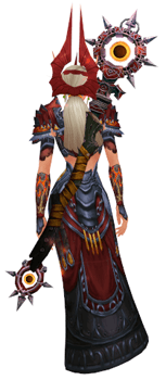 Unspeakable Madness transmog set - back view sheathed