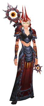 Unspeakable Madness transmog set - front view sheathed