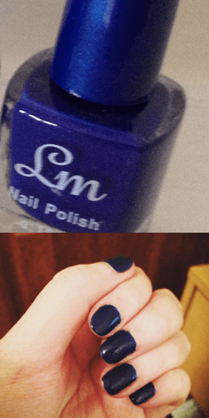 navy nails