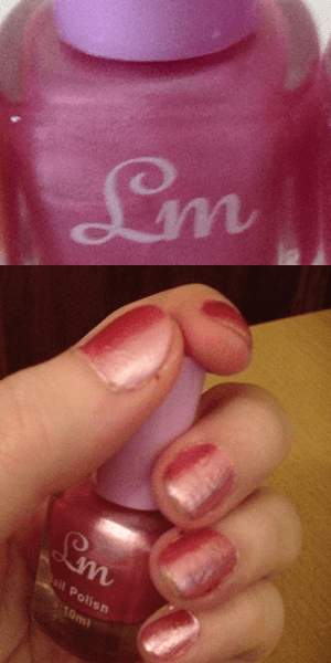 pale pink nails