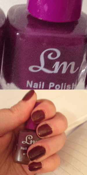 purple nails