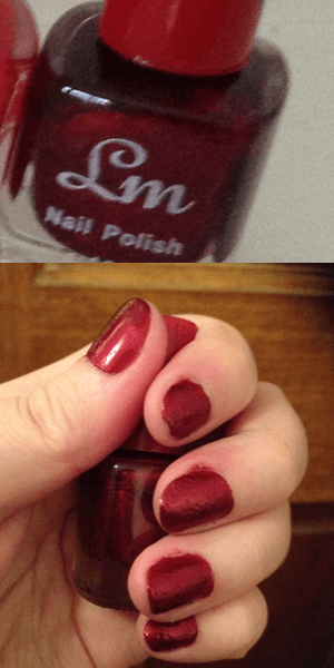 red nails