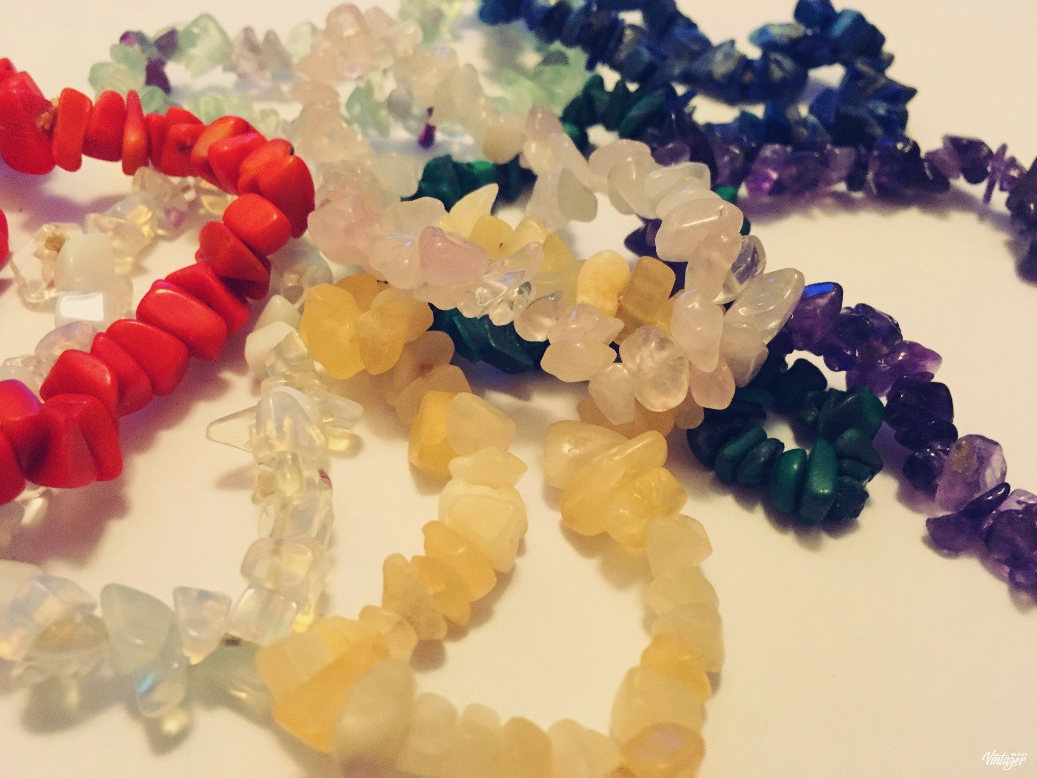 My Jewellery Box: Treasuring the Memories crystal chip stone bracelets