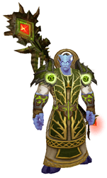 Fel Moonlight transmog - front view sheathed