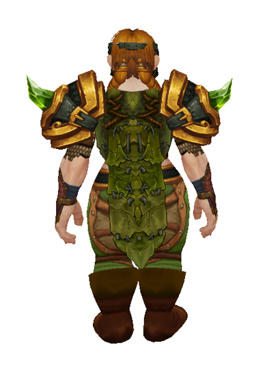 Emerald Hunter set - Back View