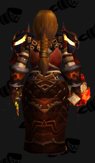 Fiery Rage of the Cataclysm - Back View
