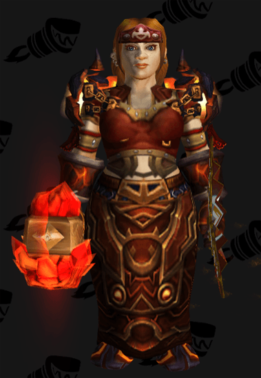 Fiery Rage of the Cataclysm - Front View
