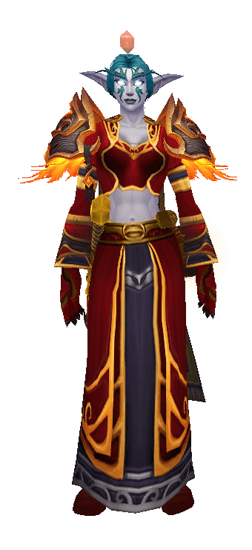 Fire of the Sin'Dorei Set - Front View