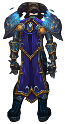 Ice as bright as night transmog - back view