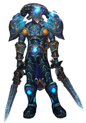 Ice as bright as night transmog - front view