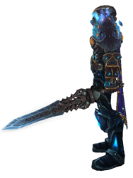 Ice as bright as night transmog - side view