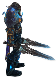 Ice as bright as night transmog - side view