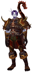 Blood Arrow [Hunter] Transmog Set - Front View Sheathed