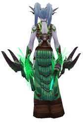 Velvet Thunder Transmog Set - Back View