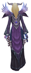 The Fallen Avenger of Argus Transmog Set - Back View Sheathed