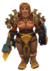 Conbat by Orange Transmog Set - Front View