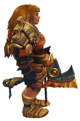 Conbat by Orange Transmog Set - Side View
