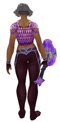 Death by Pink Transmog Set - Back View