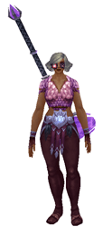Death by Pink Transmog Set - Front View Sheathed