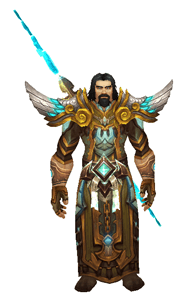 Azerite Wizard Transmog Front View Sheathed