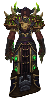 Burning Fel Witch Doctor Set - Back View