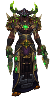 Burning Fel Witch Doctor Set - Front View