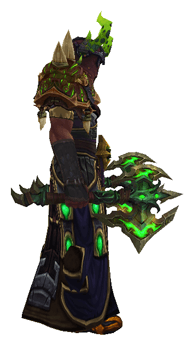 Burning Fel Witch Doctor Set - Side View