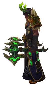 Burning Fel Witch Doctor Set - Side View