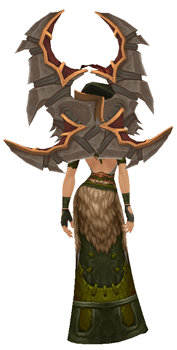 Dashing Demon Hunter Transmog Set - Back View Sheathed