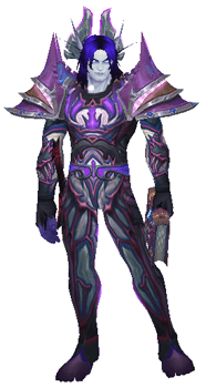 Frostfire Storms Transmog Set - Front View Sheathed