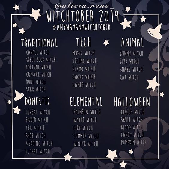 Anyway Any Witchober 2019