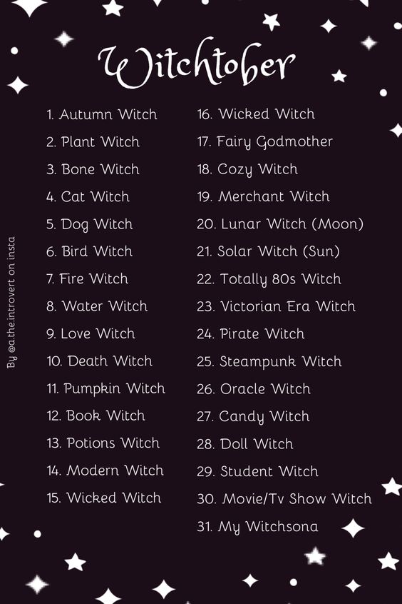 A.The.Introvert's Witchtober