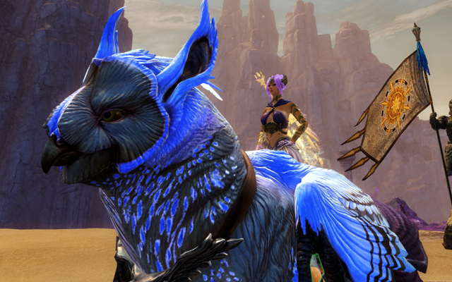 Geeking By in July and August 2023 - Guild Wars 2: Griffon mount unlocked. null