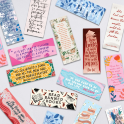 Literary Quotes Book Bundle - A selection of bookmarks of various designs and sizes featuring literary quotes.