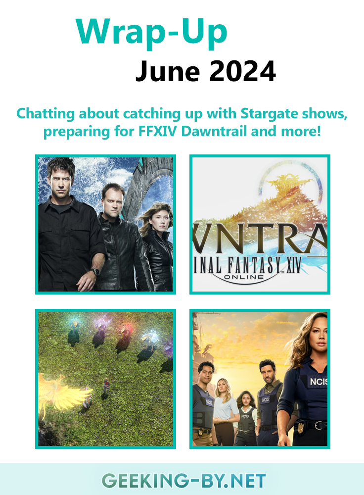 June Wrap-Up - It's time for my June 2024 wrap-up, join me as I talk about what I've been watching, reading and playing this month! null