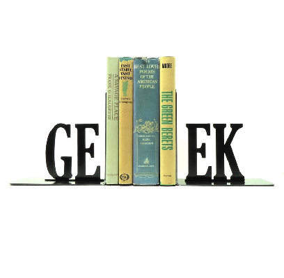 Geek Bookends by KnobCreekMetalArts