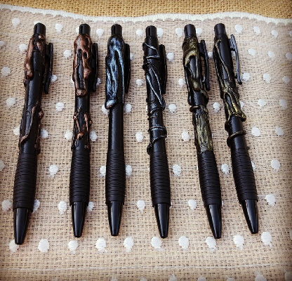 Wizard wand pens by FreddiesfavoursGifts