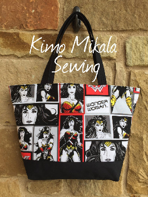 Wonder Woman shoulder bag by KimoMikalaSewing